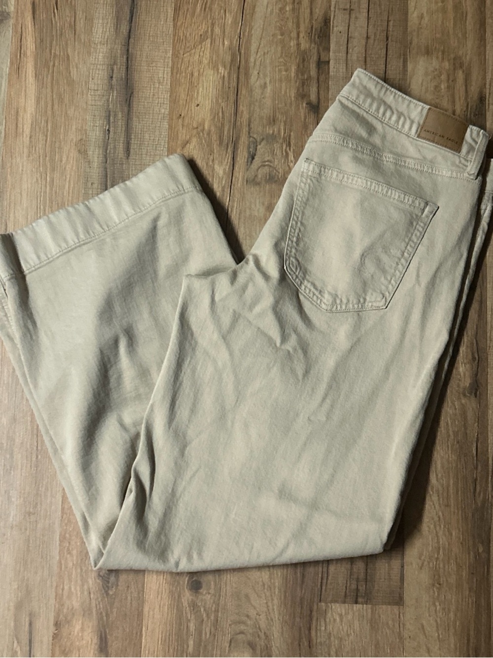 American Eagle Low Rise Baggy Wide Leg Stretch Pants Size 8 Excellent Y2K